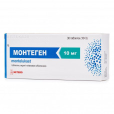 Montegen of a tablet on 10 mg, 30 pieces.