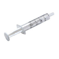 The syringe of disposable 2 ml two-component with Medicare needle Luyer