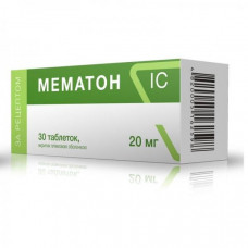 Mematon IC of 20 mg of N30 of a tablet