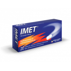 Imet of 400 mg No. 20 of a tablet