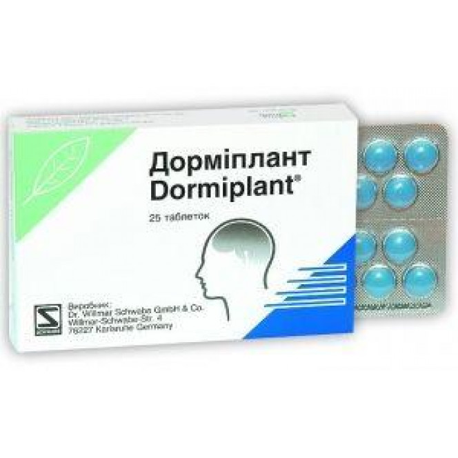 Dormiplant of a tablet soothing, 25 pieces.