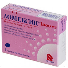 Lomeksin of the capsule vaginal soft on 1000 mg, 1 piece.