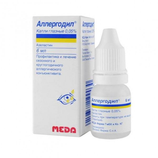 Allergodil of a drop eye 0.05%, 6 ml