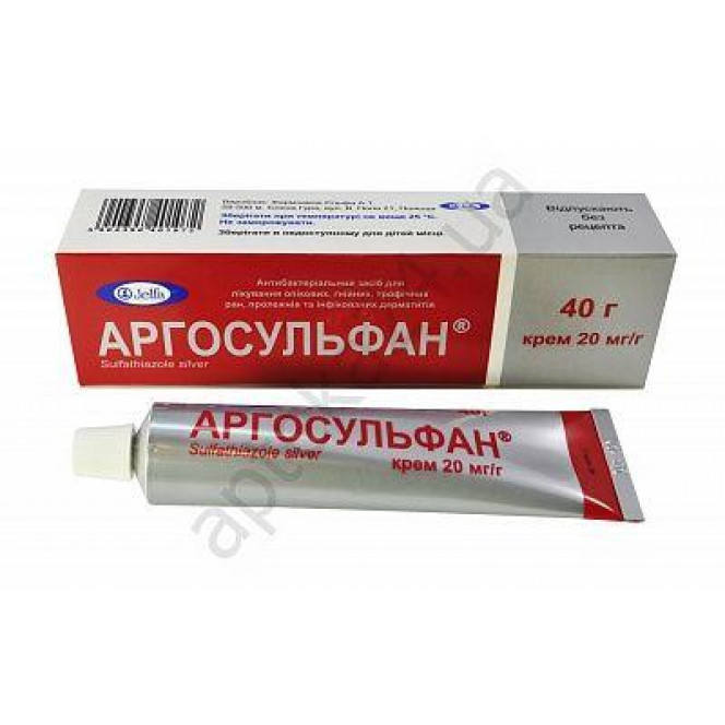 Argosulfan cream of 2%, 40 g