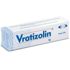 Vratizolin cream of 3%, 3 g