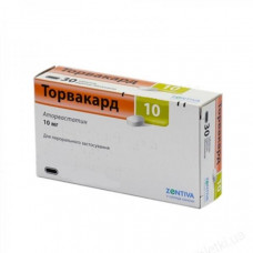 Torvakard Cristal of a tablet on 10 mg, 90 pieces.