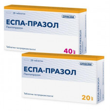 Espa-Prazol of a tablet gastrorezistentny on 40 mg, 28 pieces.