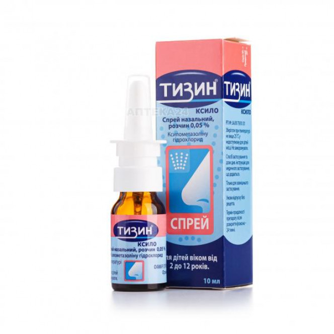 Tizin Ksilo spray in cold for children of 0.05%, 10 ml