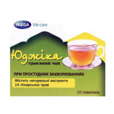 Yudzhika herbal tea in packages on 4 g, 10 pieces.