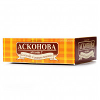 Askonova, vitamin C with calcium, tablets with taste of pineapple, 120 pieces.