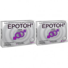 Eroton of a tablet on 50 mg, 4 pieces + Eroton of a tablet on 50 mg, 4 pieces.