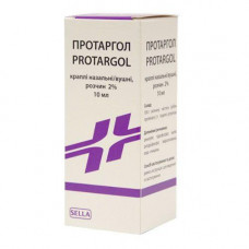 Drop protargol nasal/ear, solution of 2%, 10 ml