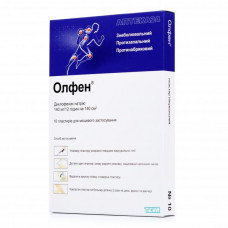 Olfen transdermalny plaster, 140 mg, 10 pieces.