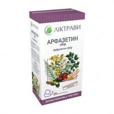 Arfazetin collecting in diabetes in the filter software packages of 1.5 g, 20 pieces - Lektrava