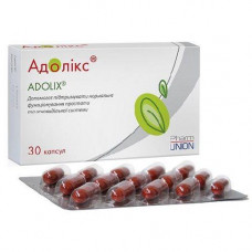 Adolix capsules for normalization of a prostate, 30 pieces.