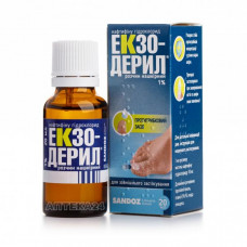 Ekzoderil solution skin 1%, 20 ml