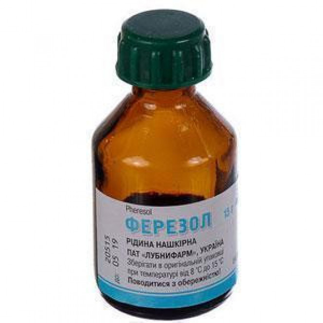 Pheresolum for removal of warts and callosities, 15 g