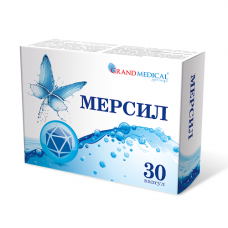 Mersil dietary additive in capsules, 30 pieces.