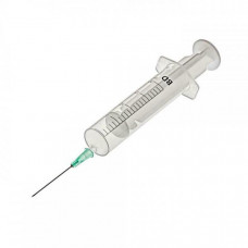 The syringe Discardit with a needle Luyer Slip disposable two-component with a needle 21G, 20 ml