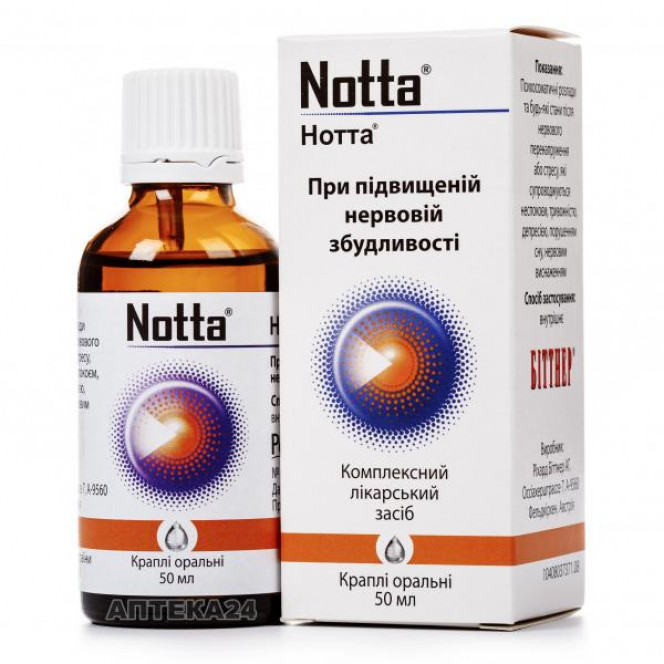 Note soothing drops, 50 ml