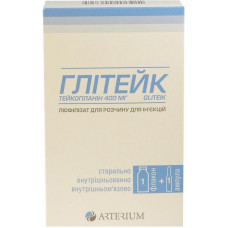 Gliteyk lyophilisate for solution for injections on 400 mg, 1 piece.