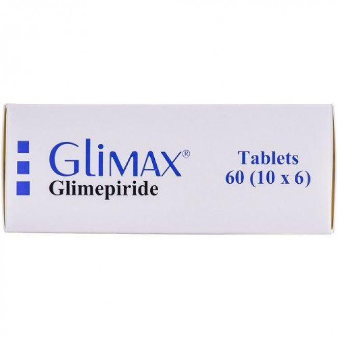 Glimaks tablets on 4 mg, 60 pieces.