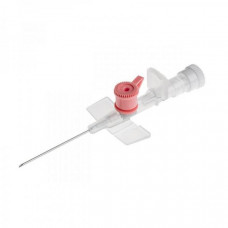 Cannula intravenous Medicare disposable with wings and the injection valve size 18G, 1 piece.