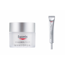 Eucerin Gialuron-Filler skin cream around eyes of SPF15 15 ml, 1 piece + Gialuron-Filler day cream all-type skin SPF30 50 ml, 1 piece.