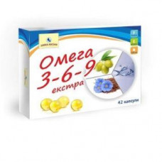 Omega of 3-6-9 extra capsules on 0.5 g, 42 pieces - Ava Plus