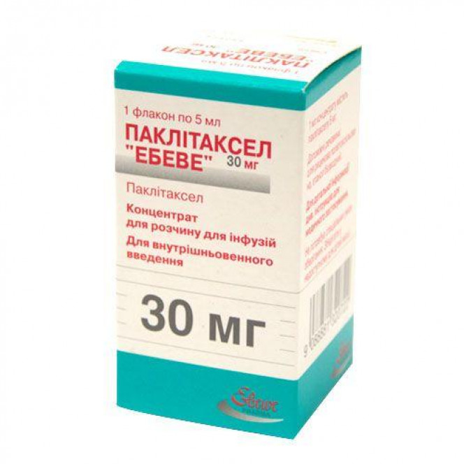 Paklitaksel EBEVE concentrate of 30 mg / 5 ml