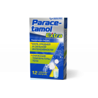 Paracetamol of the Extra tablet sparkling, 12 pieces.