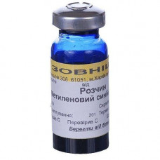 Methylene blue aqueous-alcoholic solution of 1%, 10 ml