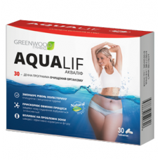 Aqualif of a tablet for weight loss, 30 pieces.