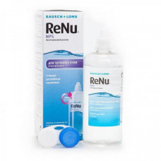 ReNu MPS solution for contact lenses of 240 ml, with a container for lenses