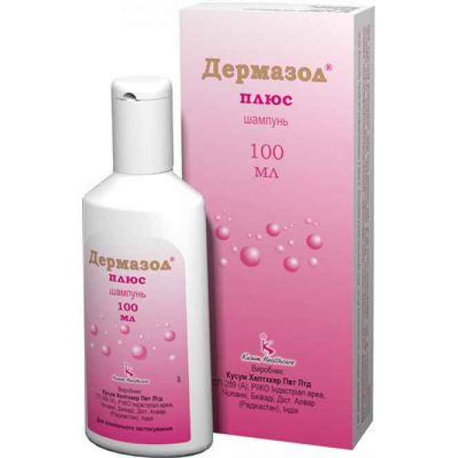 Dermazol Plus antifungal hair shampoo, 100 ml