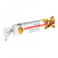 Askorbinka-KV with taste of mango of a tablet of 25 mg No. 10