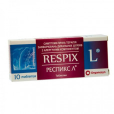 Respix L No. 10 of a tablet