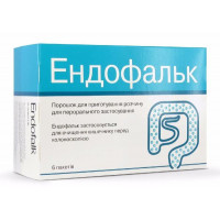 Endofalk powder for oral solution on 55.318 g, 6 pieces.