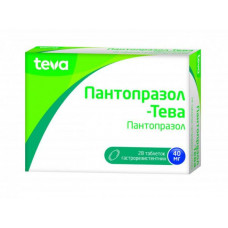 Pantoprazol-Teva of a tablet on 40 mg, 28 pieces.