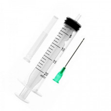 The syringe of disposable 20 ml ternary Medicare Luyer Slip with a needle 0.8kh38mm