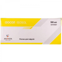 Izosol of 500 ml solution for infusions