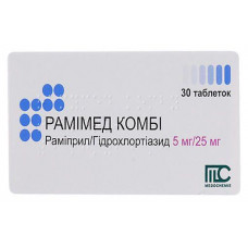 Ramimed Kombi of a tablet on 5 mg / 25 mg, 30 pieces.