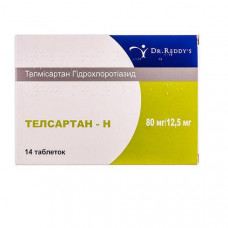 Telsartan-N 80mg/12.5 No. 14 of a tablet