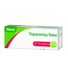 Torasemid-Teva of a tablet on 10 mg, 30 pieces.