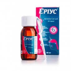 Erius syrup on 0.5 mg/ml, 60 ml