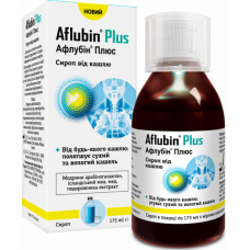 Aflubin Plus cough syrup, 175 ml