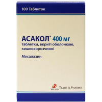 Asakol of 400 mg No. 100 of a tablet