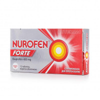 Nurofen Forte tablets on 400 mg, 12 pieces.