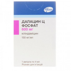 Dalatsin of C Phosphate solution for injections of 150 mg/ml in ampoules on 4 ml, 1 piece.