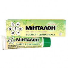 Mintalon for recovery of skin of 30 g balm